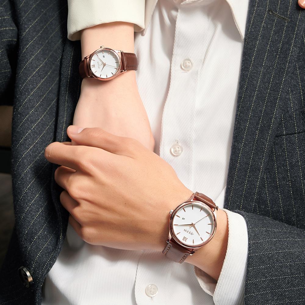 Jyullieoseu Ja-1309Ml Классические Мягкие Круглые Наручные Часы для Пары