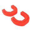 2PCS Tow Hooks Covers Car Front Bumper Silicone Sleeve Protector Exterior Decoration Replacement