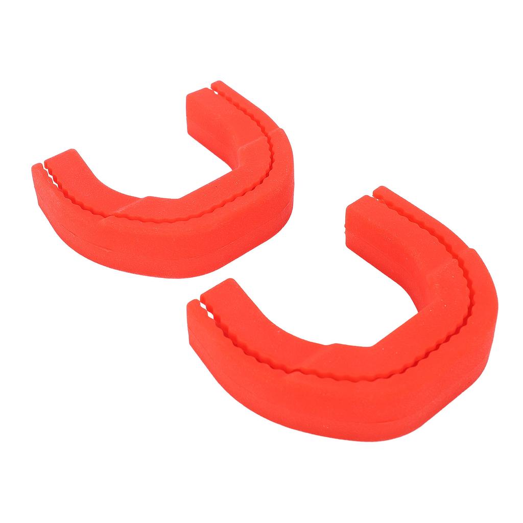2PCS Tow Hooks Covers Car Front Bumper Silicone Sleeve Protector Exterior Decoration Replacement