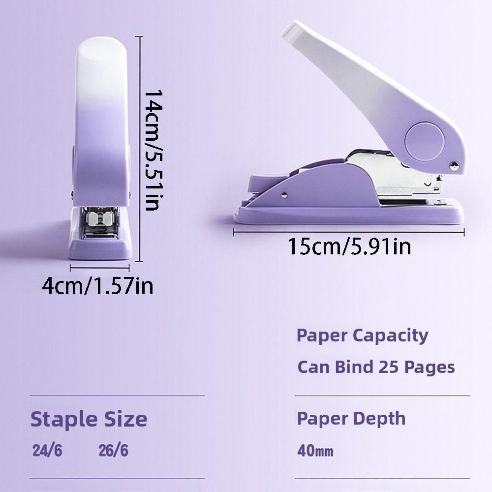 Металлическая степлерная машина для бумаги до 25 листов Ручной степлер Экономящий силы степлер Бизнес