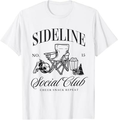 Женская футболка Sideline Social Club Soccer Mom Game Day Mothers Day