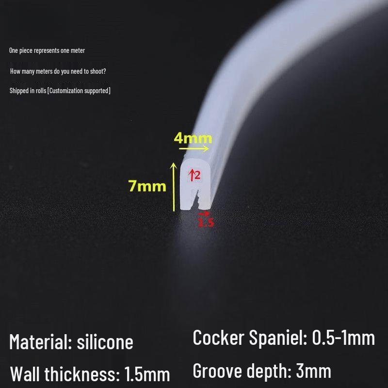 Silicone Anti-Collision Sealing Strip