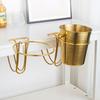 Sturdy Cooler Stand Rack Gold/Silver Beer Barrel Rack Versatile Ice Bucket Stand  Cooking Events