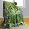 Bird Flowers Pattern Flannel Throw Blanket Super Soft Warm Lightweight King Queen Size for Bed Sofa Couch Blanket for Kids Gift