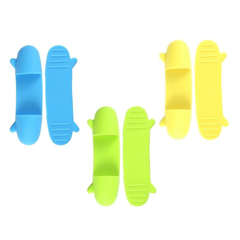 2Sets Comfort Fit Silicone Finger Protectors with Thermal Insulation for Preventing Scalds During Cooking and Professional Use