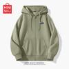 MINISO Men's Heavyweight Hooded Cardigan Sweatshirt