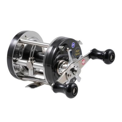AbuGarcia Ambassador 6501C Factory Tune Black Left Hand Double Hand Bass Snakehead Catfish Top Water Round Reel