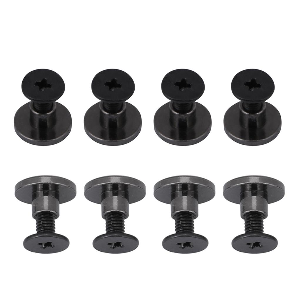 20 комплектов латунных заклепок с плоской головкой для ремней и ремешков, винты для багажа и изделий из кожи, 5 мм 8 мм