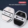 4Pcs Silicone Car Door Lock Buckle Protector Cover  For Mercedes Benz AMG W168 W204 W205 W203 W211 W212 W213 W201 W210 GLA GLC BGHKM1