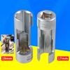 17/19mm Diesel Injector Fuels Pipe Hexagonal Opening Removal Sleeve Oxygen Sensor Wrench Pipe Socket Workshop Hand Tool