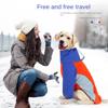 Новая толстая теплая одежда для собак с хлопчатобумажной подкладкой, водонепроницаемая, ветрозащитная, толстая и теплая, для собак обоих полов.