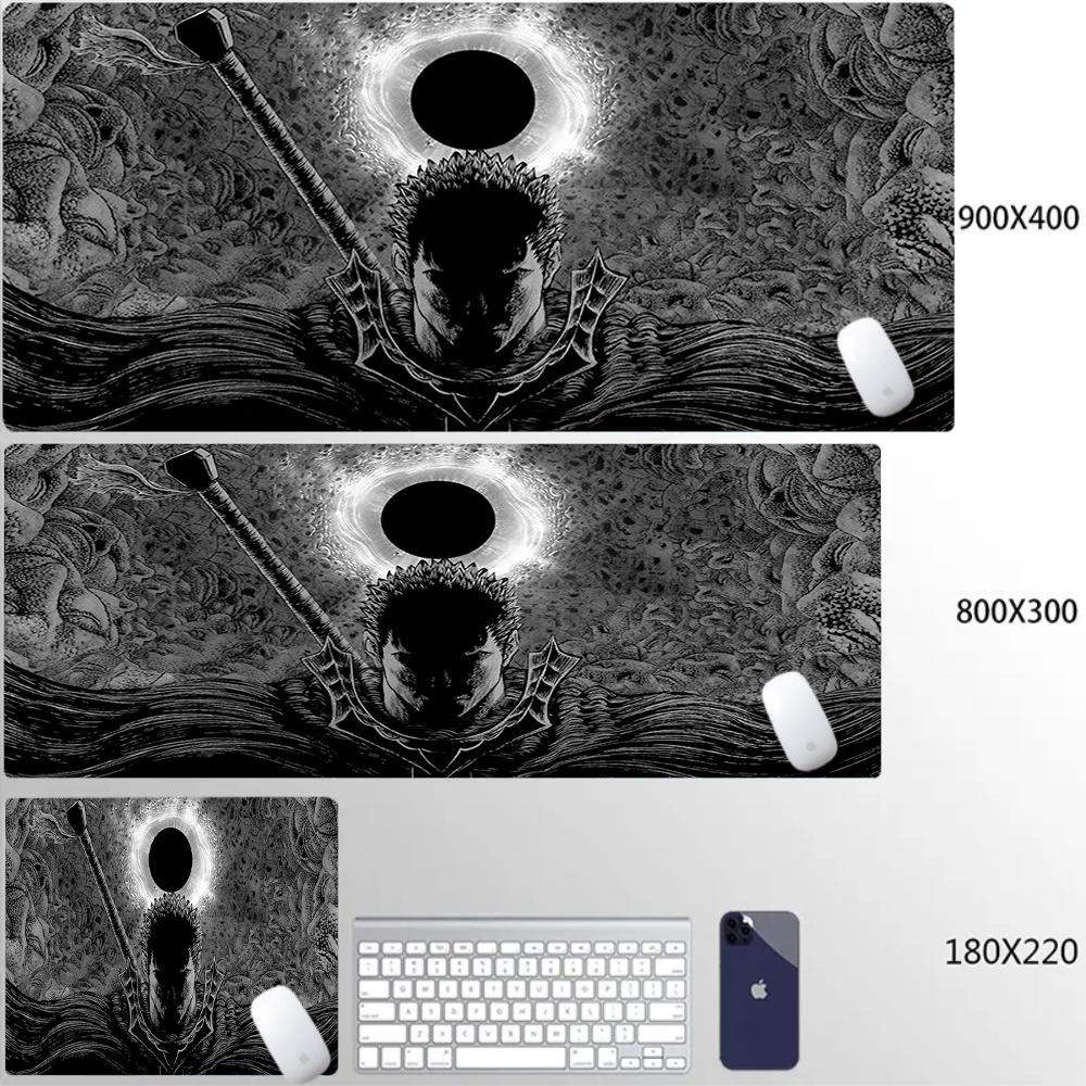 XXL Computer Accessories Keyboard Laptop Table pad The New Product Gamer Gaming Mousepad Large Guts Sword in Berserk Mouse Mat