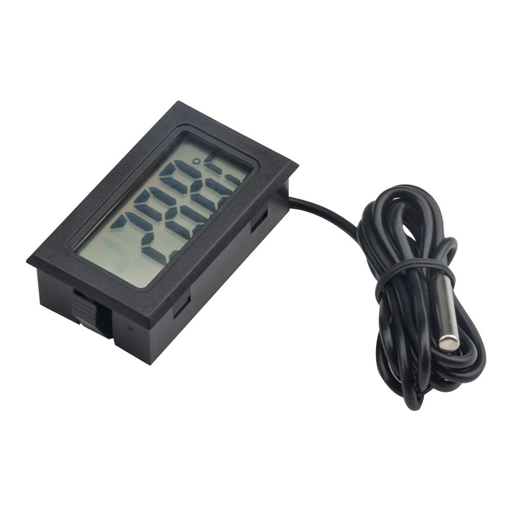 FY-10 1M Mini Digital LCD Display Embedded with Probe Fridge Freezer Thermometer Sensor Thermometer Thermograph For Aquarium 2