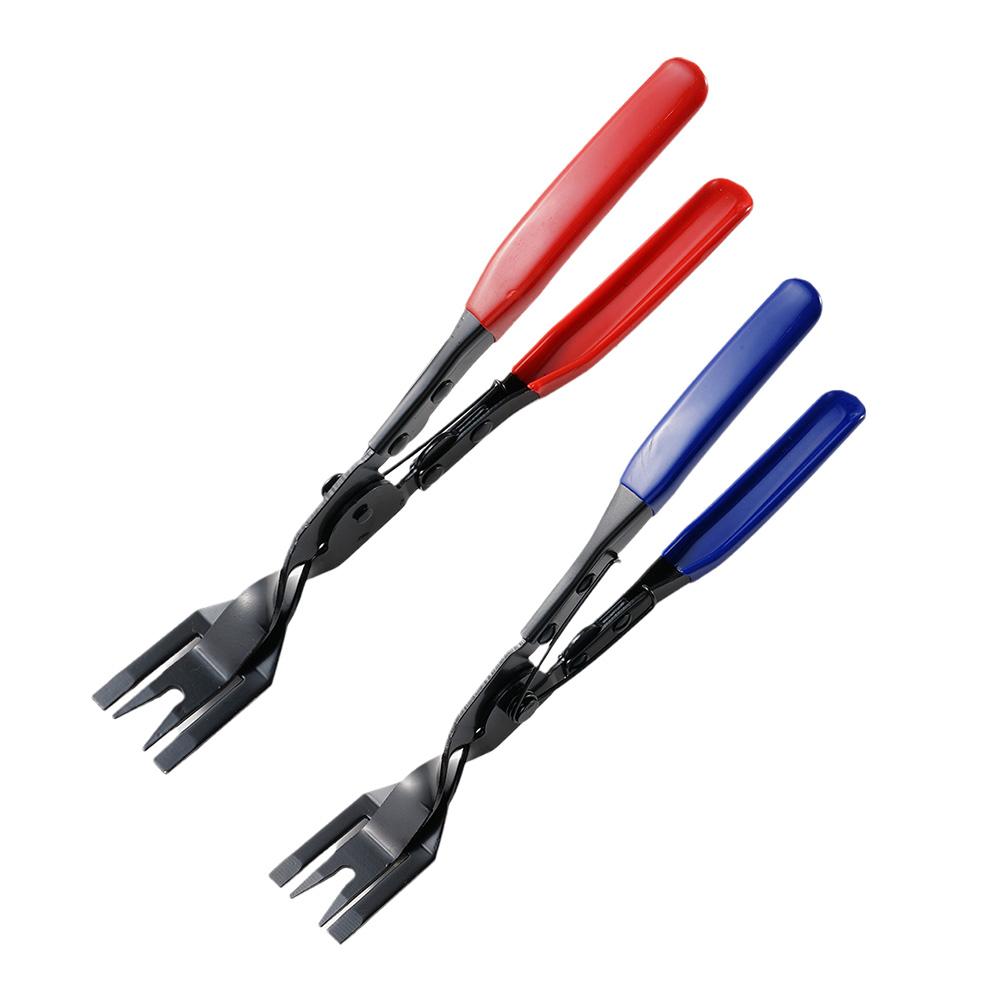 Плоскогубцы для снятия зажимов обивки двери автомобиля Инструмент для снятия облицовки панели Обивка Пластиковые заклепки Кусачки Инструмент для застежек