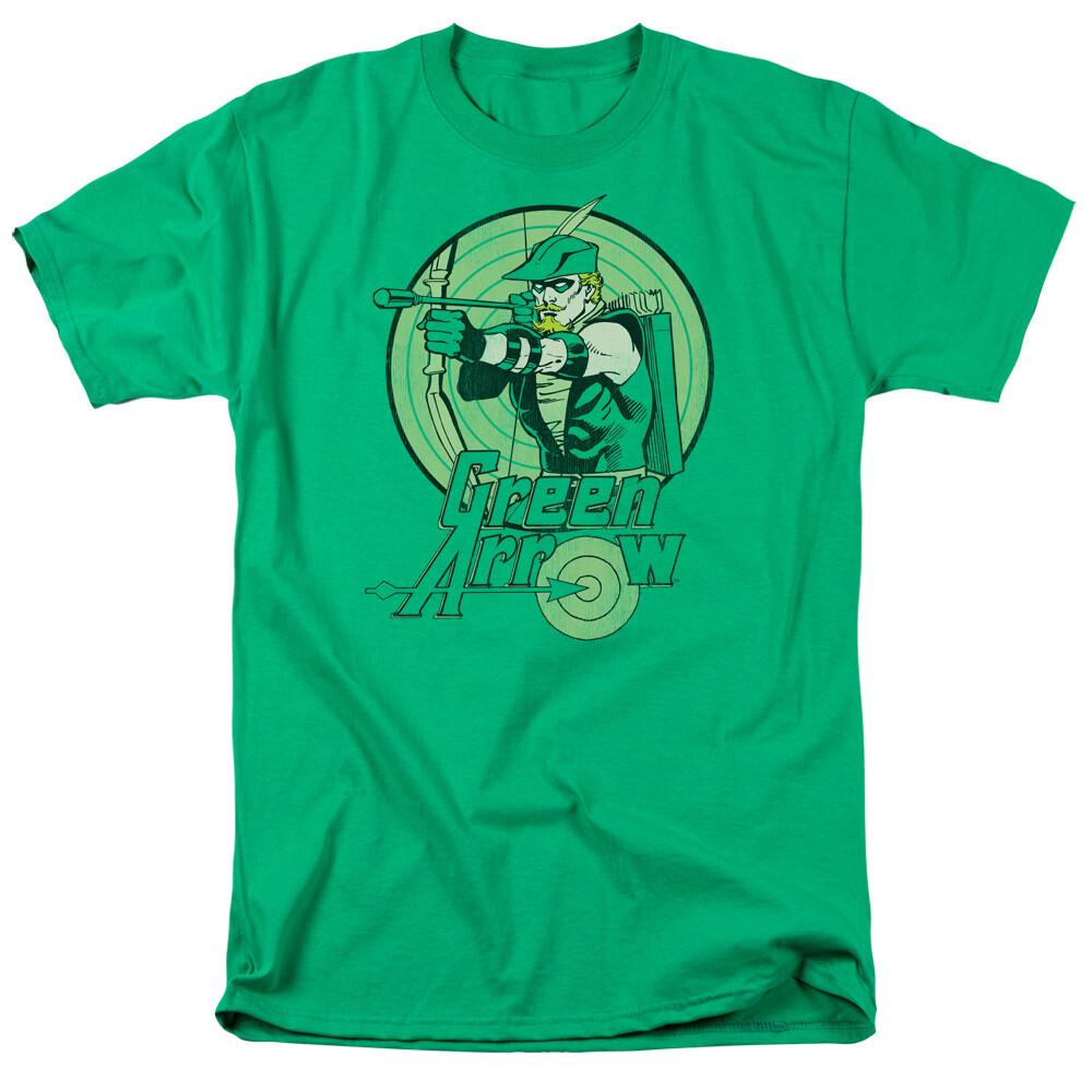 Green Arrow Green Arrow T Shirt Mens Licensed DC Comic Tee Kelly Green