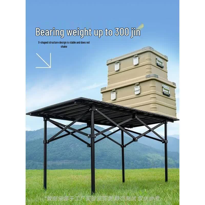HANDUNYOU Portable Picnic Table and Chair Set