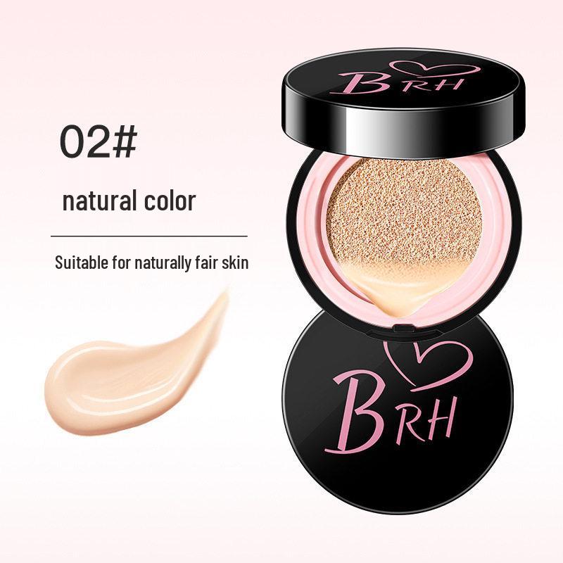 BRH Сияющий Beauty Cushion Тональный крем - Стойкий, Водостойкий, Контроль жирности, Маскирующий, Плотно прилегающий, Не скатывается, Не размазывается BB Крем.