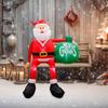 Christmas Inflatable Santa Claus Decorations, Xmas Decor Large Decorative Holiday Ornament, for