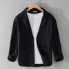 Весна Лето Мужские Куртки Повседневные Дышащие Повседневные Хлопковые Льняные Куртки Корейский Стиль Молодежная Куртка На Пуговицах