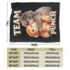 Lonely Punch Monkey Blankets Coral Fleece Plush All Season  Breathable Lightweight Throw Blankets for Bed Outdoor Bedding Throws