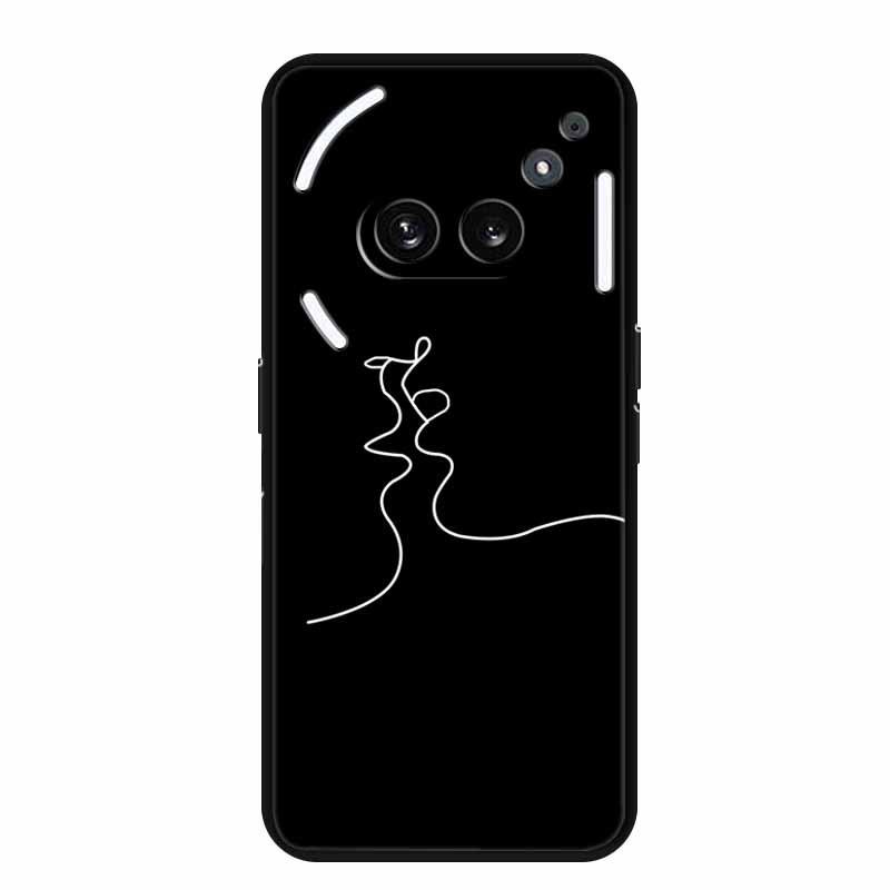 Светящийся чехол-бампер из ТПУ для Nothing Phone 2A - Персонализированный простой цветной дизайн