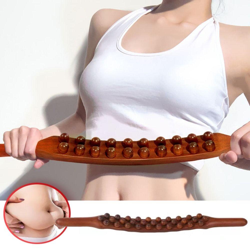 8/20/31 Beads Household Gua Sha Massage Stick  Lymphatic Drainage Tools