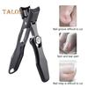 Nail Clippers with Glass File Ultra Sharp Heavy Duty Toe Clippers for Seniors German Stainless Steel Nail Clippers for Thick Nails