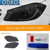 For Mercedes Benz A Class W176 W177 A45 A35 AMG 180 Car Headlight Tint Black Protective Film Transparent TPU Sticker Accessories