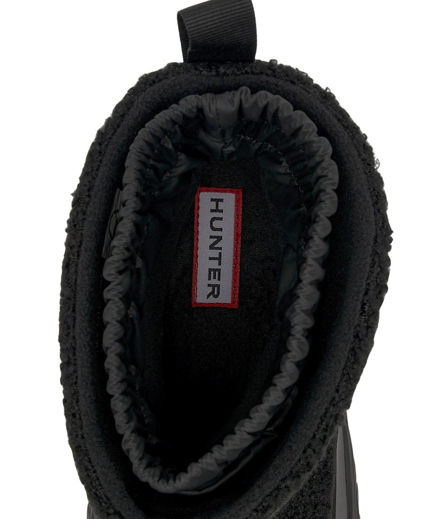 Hunter [Women] Wanderer Boucle Short Snow Boots - Black