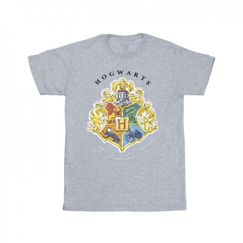 HARRY POTTER Mens Hogwarts School Emblem T-Shirt