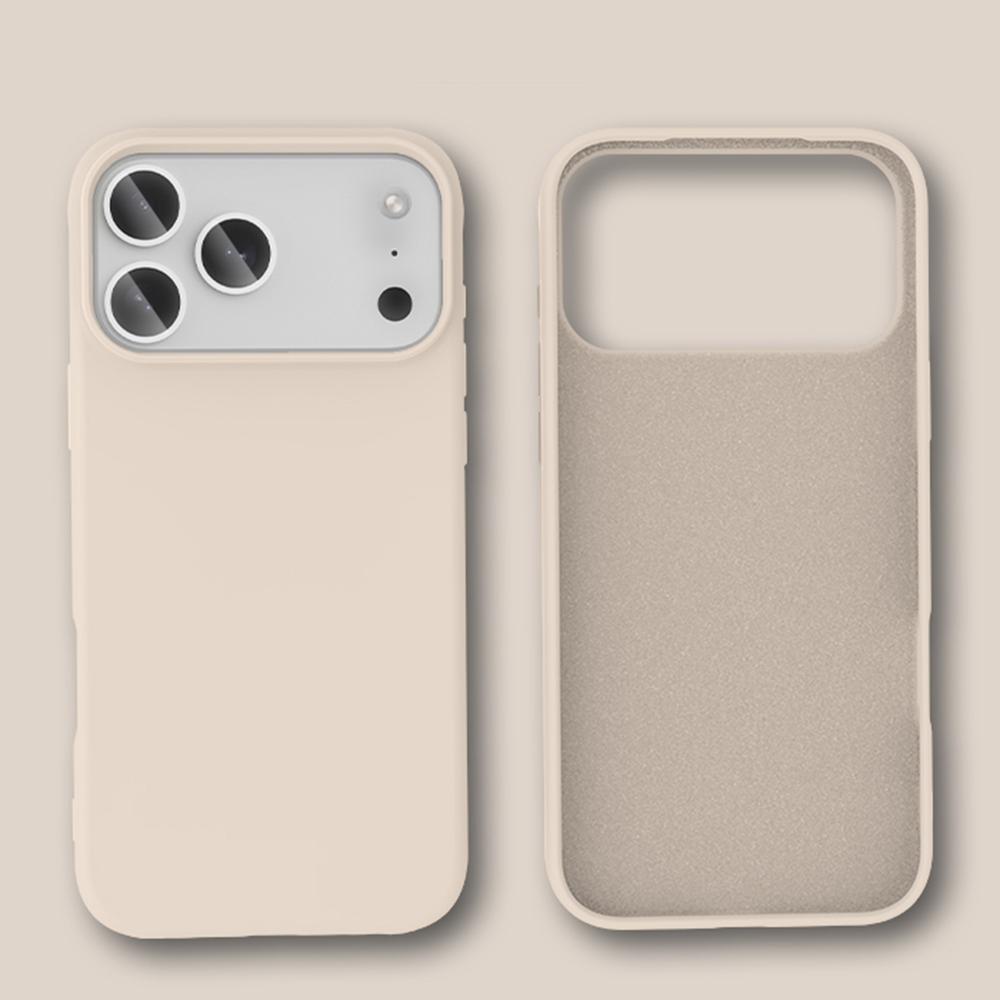 Ударопрочный Мягкий Чехол из Жидкого Силикона для iPhone 17 Air 16 16E 15 14 13 12 11 Pro Max Plus Защитная Крышка с Ощущением Кожи