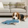 Bite Resistant Pet Crocodile Toy Animal Shape Plush Squeaky Toy Pet Plush Toy  Training