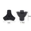 1Pc Walking Stick End Tripod Cane Tip Self Standing Rubber Bob-Slip End Bottom
