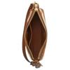 Coach Сумка ручная из телячьей кожи Nolita 19 с логотипом, маленькая, женская, коричневая с хаки