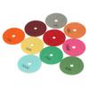 10pcs 3" Diamond Wet Polishing Pads & Backing Pad for Ceramic Tile Concrete