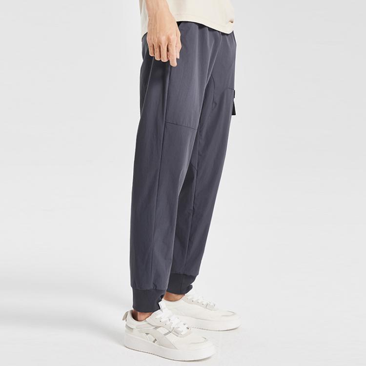 Спортивные брюки Li Ning мужские Эбеновый черный Средние AKXQ191-4