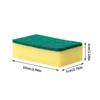 Cleaning Sponge Dish Scrubbing Brush Pot Scrubber Microfiber Dish Cloths Scouring Pads Cleaning Tools Kitchen Accessories