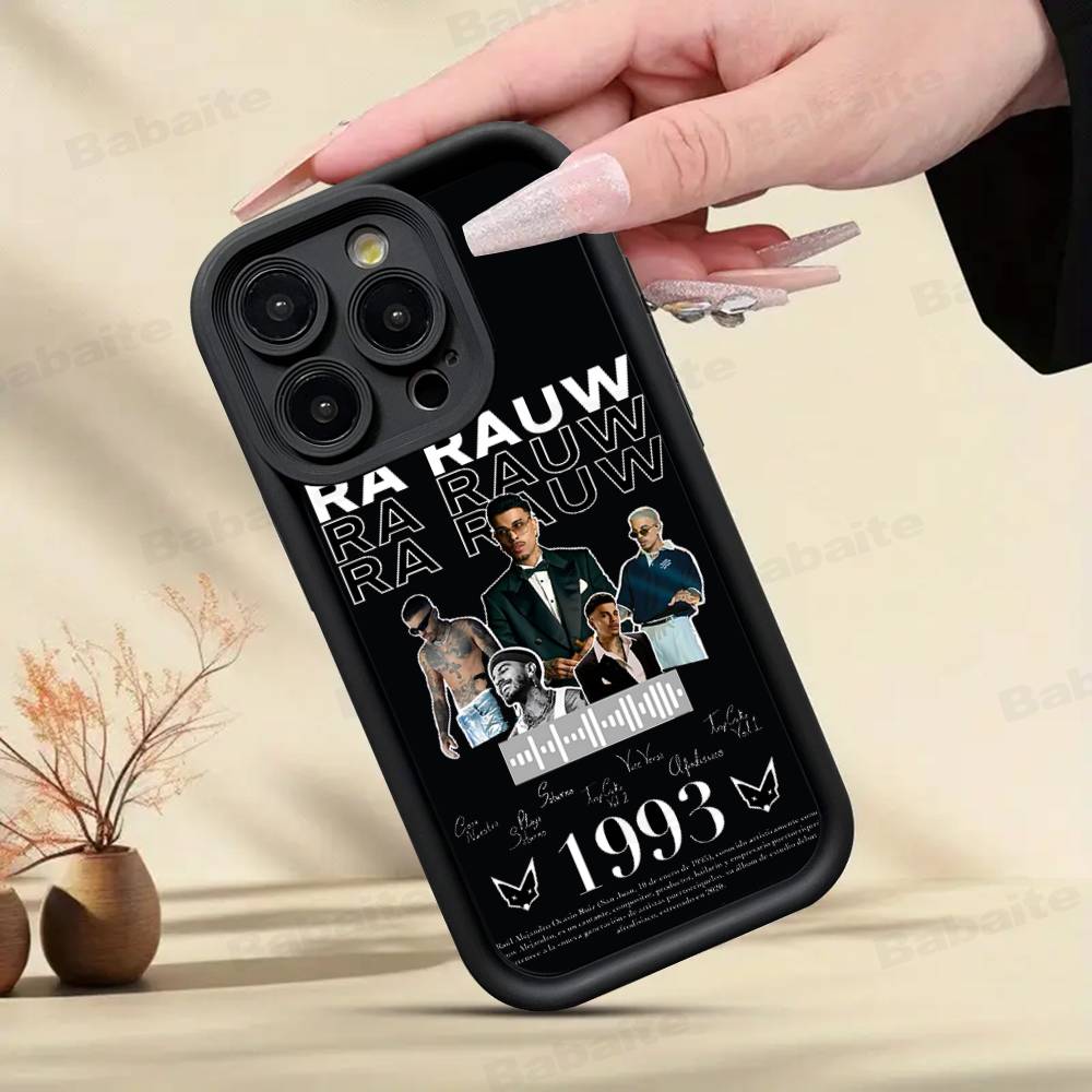 Epc Music R-Rauw Alejandro Чехол для телефона с рэпом Для IPhone 17 16 E 15 14 13 12 11 Pro Max Plus Задняя крышка