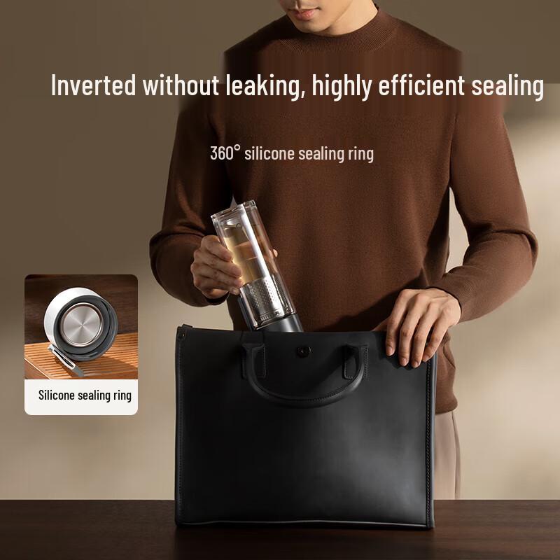 Стеклянная бутылка Xiaomi с двойными стенками и ситечком для чая