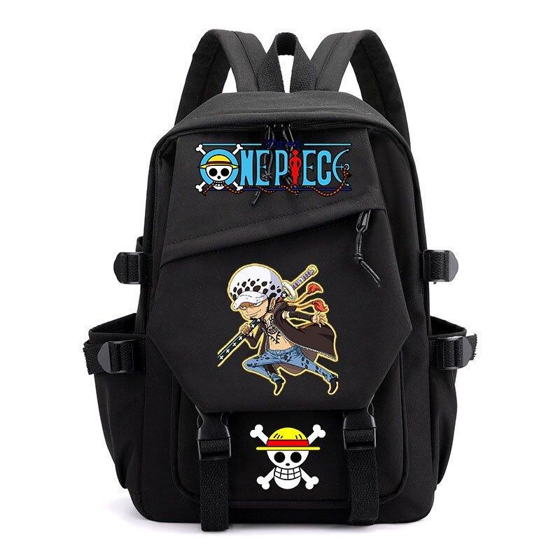 Anime peripheral ONE PIECE Luffy schoolbag Japanese retro backpack junior high school backpack computer bag