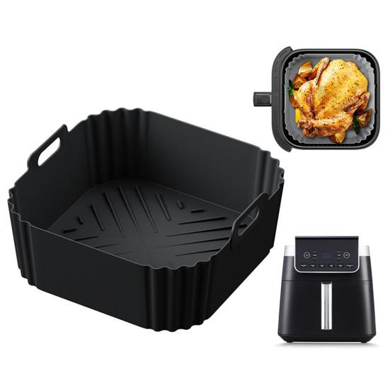 Универсальный силиконовый вкладыш для аэрофритюрницы, многоразовый антипригарный коврик для Ninja, безопасный для посудомоечной машины, аксессуар для аэрофритюрницы