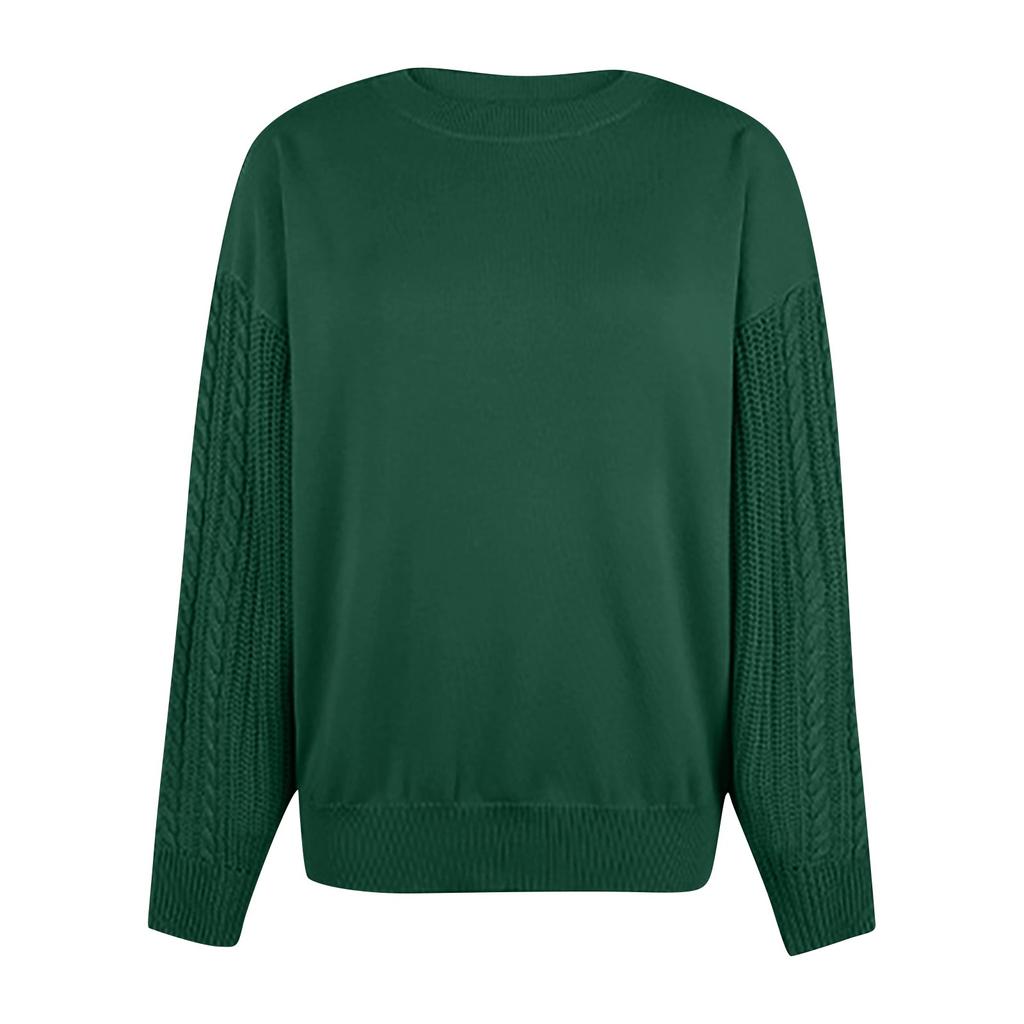 Winter Women's Oversized Long Sleeve Sweater Casual Crewneck Tunic Pullover Jumper Knit Tops