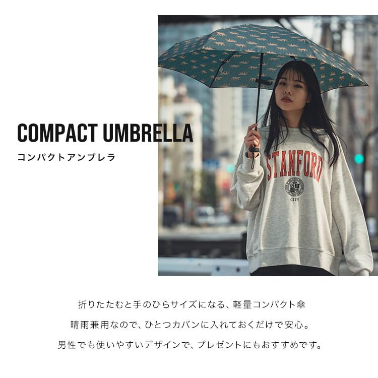 KiU Compact Folding Umbrella for Rain or UV and Umbrella, Shine, Protection, Lightweight, Mini, Compact, Simple, Stylish, Unisex, Men's Women's,
