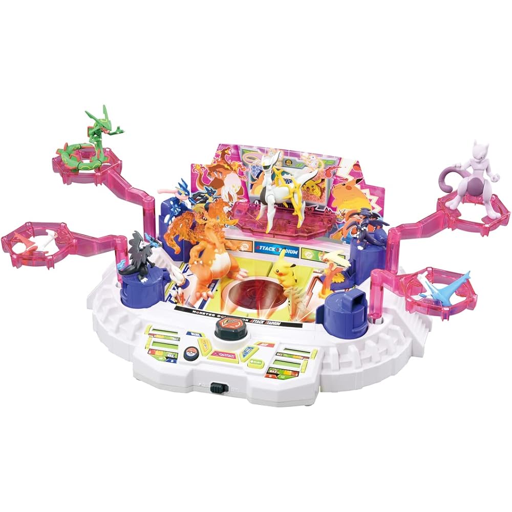 Takara Tomy Pokmon Moncolle Battle Attack Stadium Toy for Ages 4 and Up