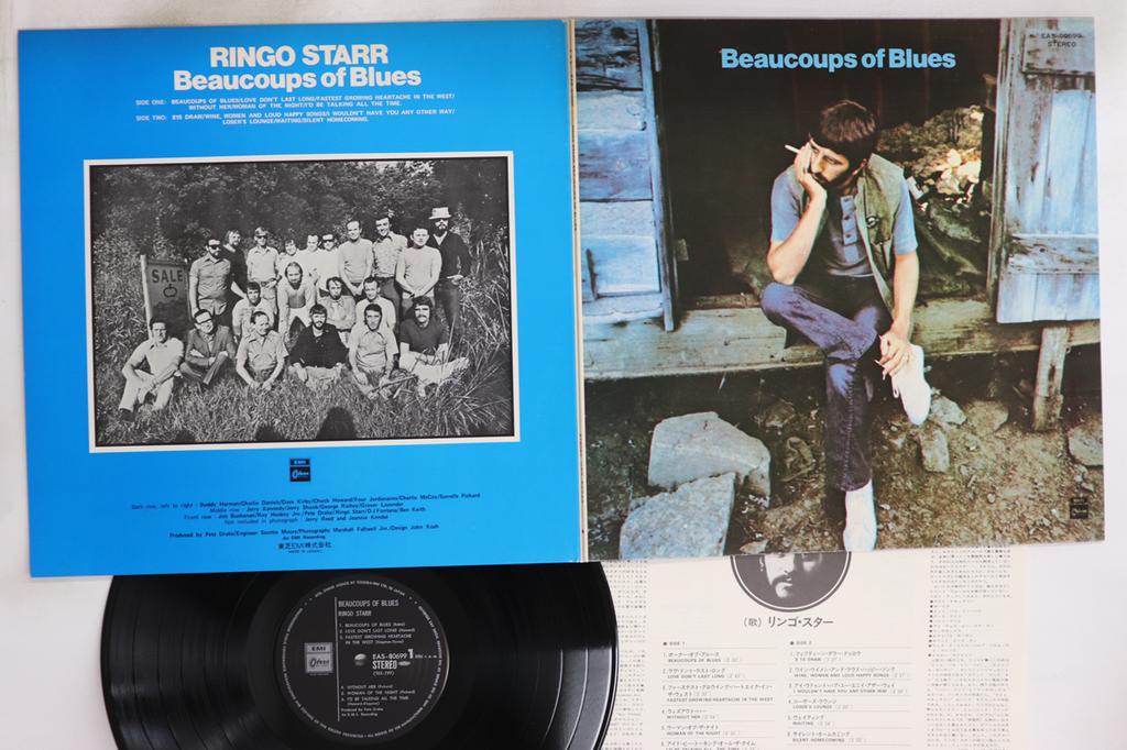 LP Record RINGO STARR - Beaucoups Of Blues EAS80699 ODEON 1977 Japan Rock Used