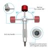180 Degrees Red Hat Reinforced Screwdriver Durable PH0 PH1 PH3 T15 T20 T25 Non-slip Screwdriver Magnetic Compact