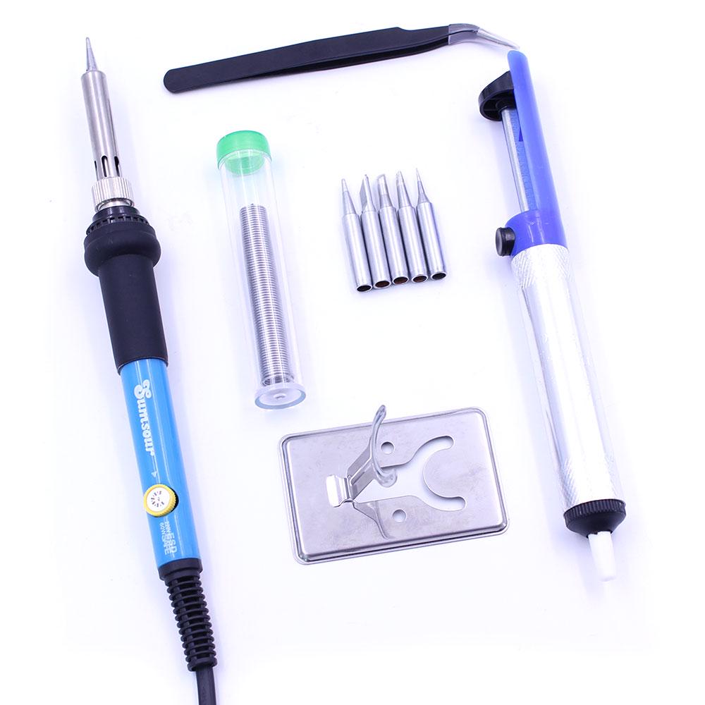 Паяльник 110 В 220 В 60 Вт, набор для ремонта ручки паяльника с регулируемой температурой