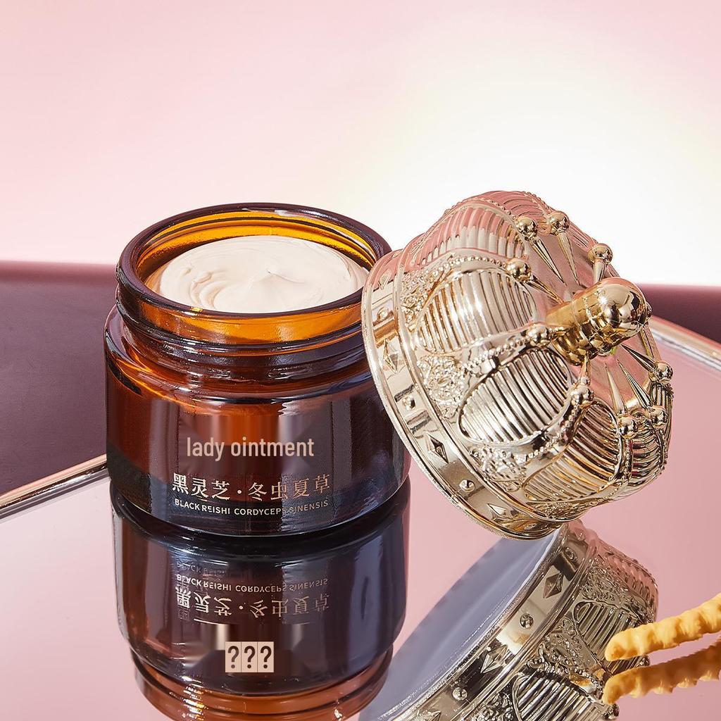 Крем Coolger Black Ganoderma Cordyceps для отбеливания и удаления веснушек - Сияющий маскирующий и увлажняющий крем для женщин.