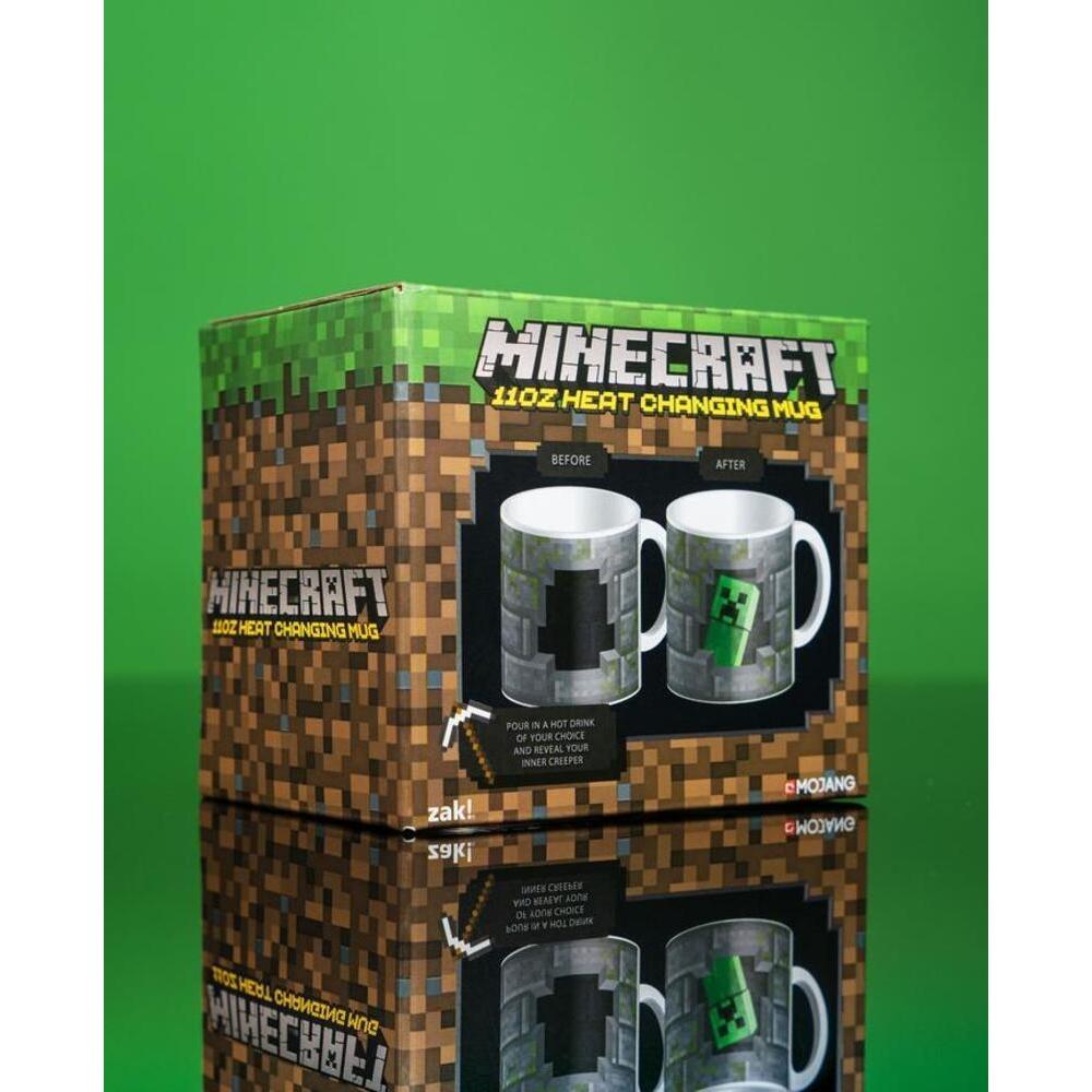 Minecraft Теплоизменяющая кружка Creeper