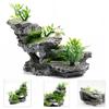 Аквариумный орнамент рокарий, скрывающий горную пещеру, пейзаж, декор для аквариума из смолы